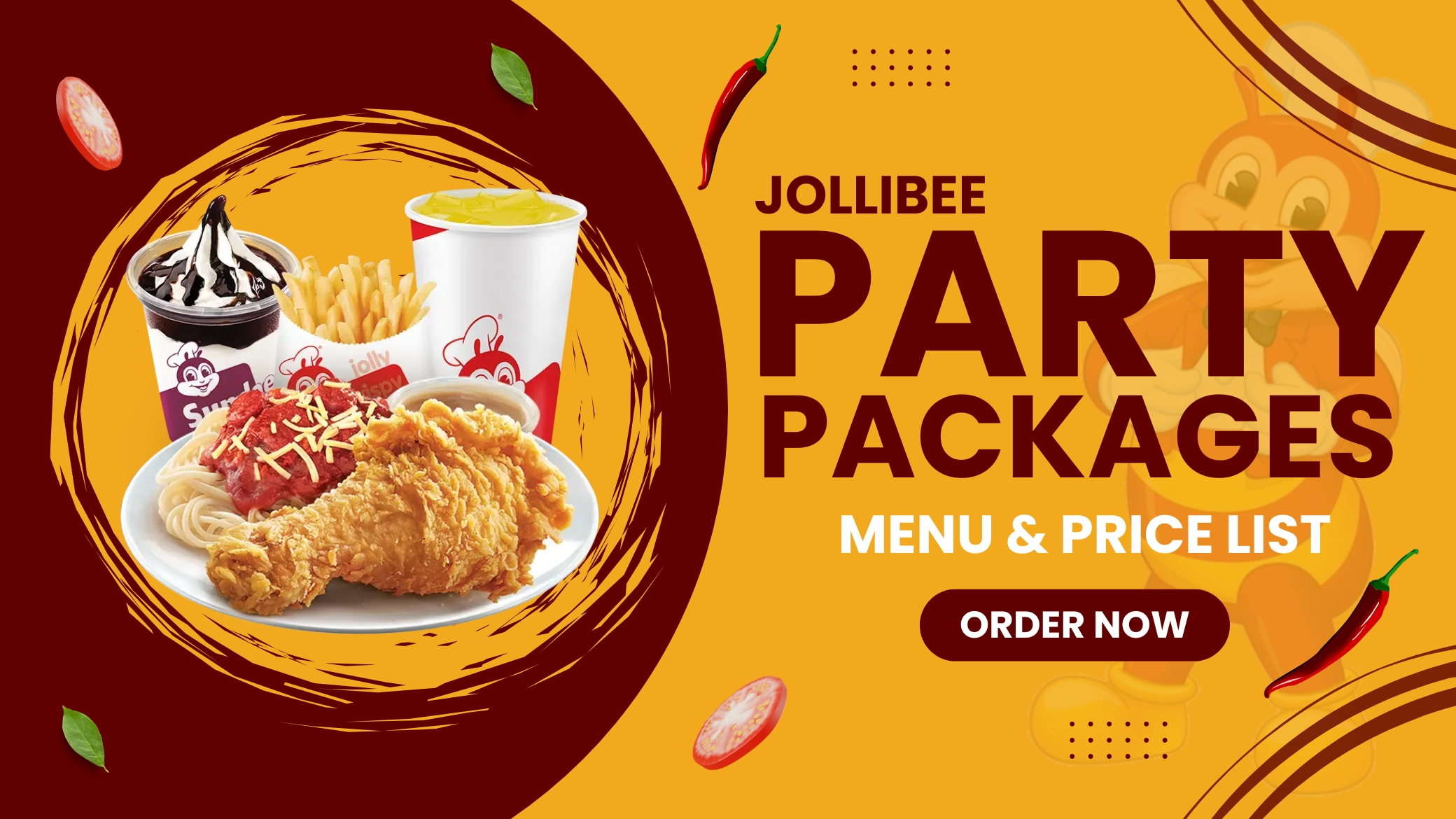 Jollibee Party Packages & Menu