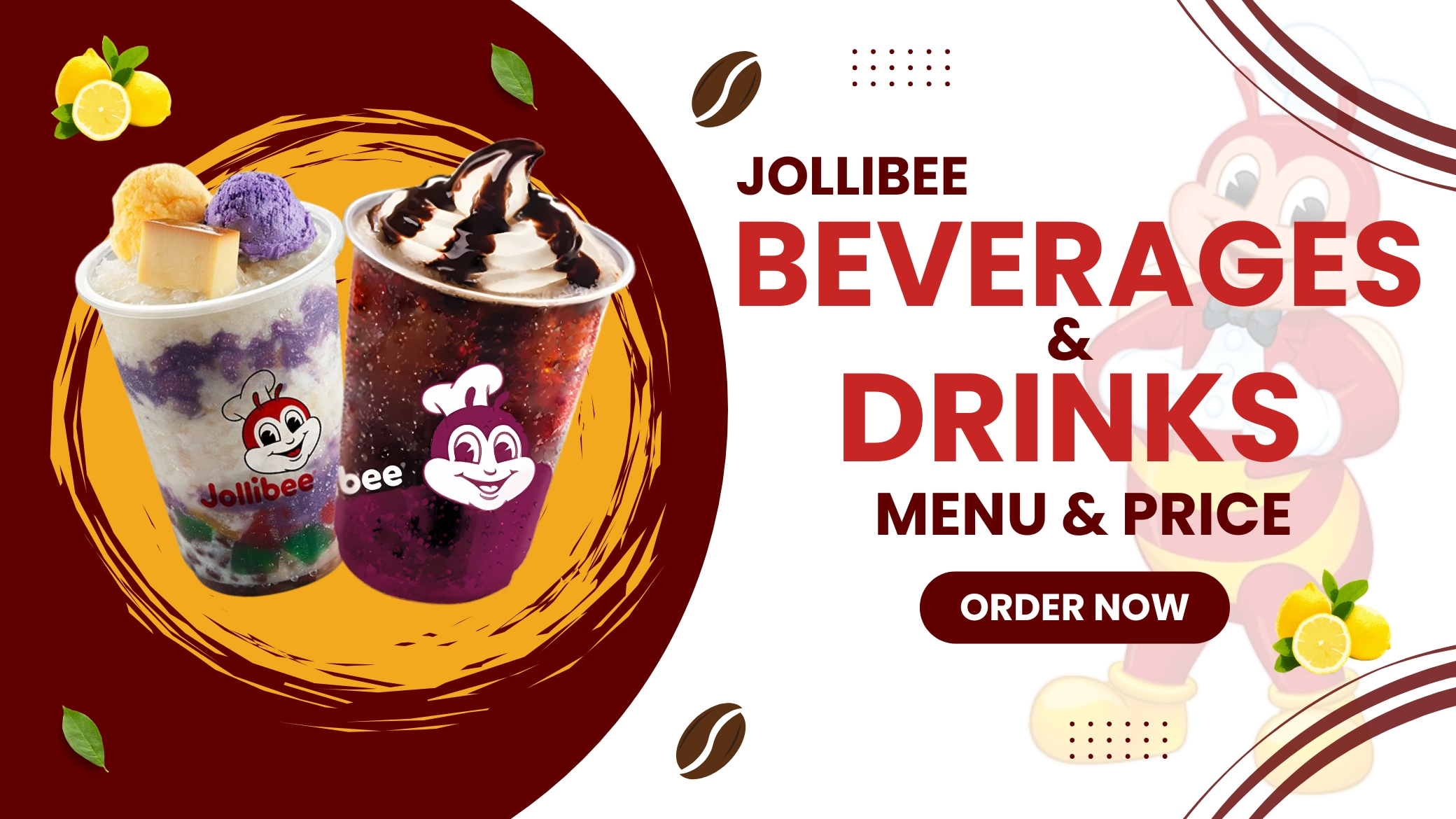 Jollibee Beverages Menu