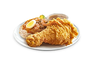 1 – pc. Chickenjoy w/ Palabok Solo