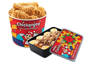 6 – pc. Chickenjoy with Palabok Family Pan